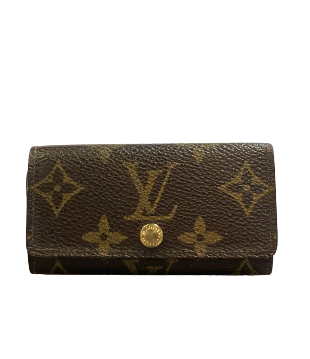 LOUIS VUITTON 4連キーケース ミュルティクレ4 モノグラム M62631 レディース メンズ ルイ・ヴィトン