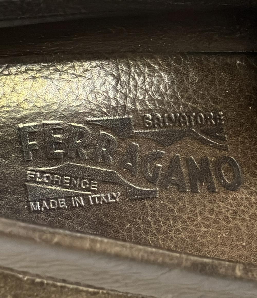 Salvatore Ferragamo ローファー スウェード ガンチーニ UR41174 メンズ SIZE 7 サルヴァトーレフェラガモ