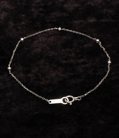 美品 ete ブレスレット Pt850 ダイヤ 0.06ct レディース エテ