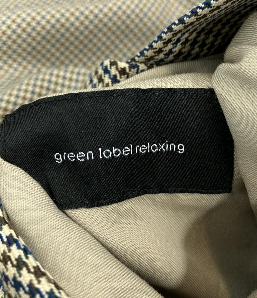 美品 ユナイテッドアローズ リバーシブルコート 千鳥格子 green label relaxing メンズ SIZE M (M) UNITED ARROWS