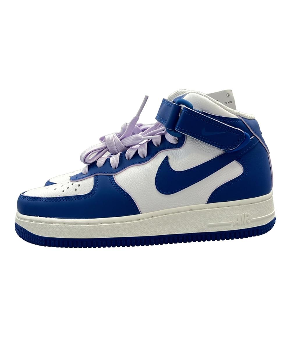 美品 ナイキ ミドルカットスニーカー AIR FORCE 1 07 MID DX3721-100 レディース SIZE 23.5 (M) NIKE