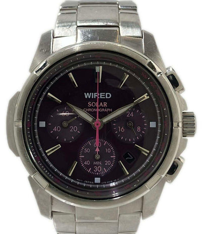 SEIKO 腕時計 ワイアード WIRED ソーラー V175-0AB0 メンズ セイコー