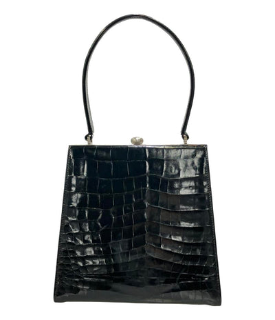 ヴェルサーチ ハンドバッグ クロコ レディース VERSACE