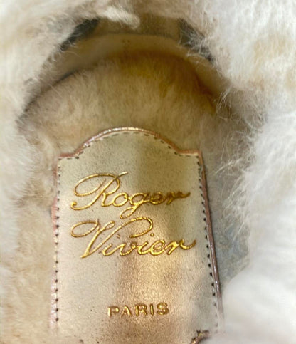 Roger Vivier スリッポン ムートン サイドジップ レディース SIZE 36 ロジェヴィヴィエ