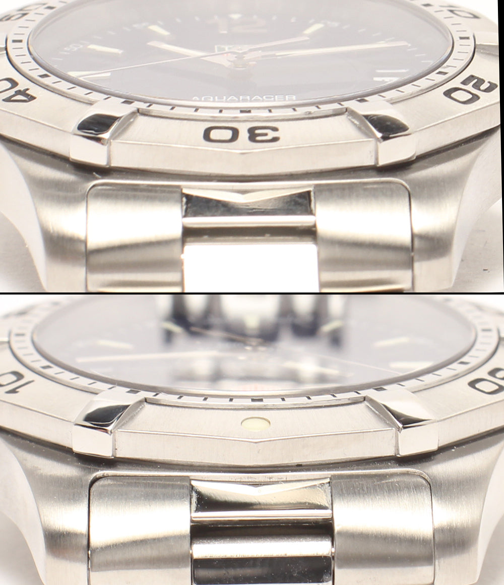 TAG HEUER 腕時計 アクアレーサー クオーツ ネイビー WAF1113 メンズ タグホイヤー