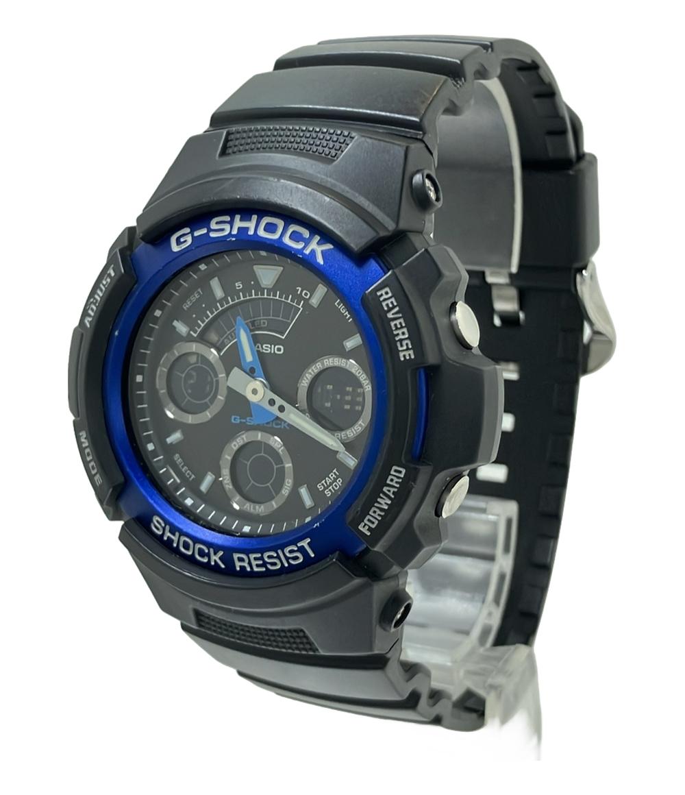 CASIO 腕時計 G-SHOCK クオーツ ブラック AW-591-2AJF メンズ カシオ