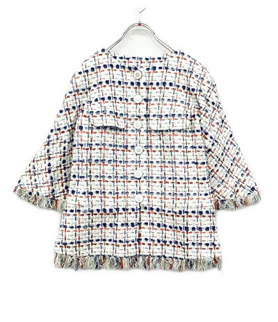 シャネル ノーカラーツイードジャケット P58330V44229 レディース SIZE 36 (S) CHANEL