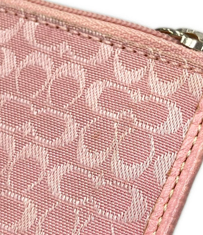 COACH コインケース キーケース キーリング付き ミニシグネチャー レディース コーチ