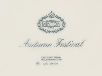 美品 Minton B&Bプレート 皿 27cm オータムフェスティバル ミントン