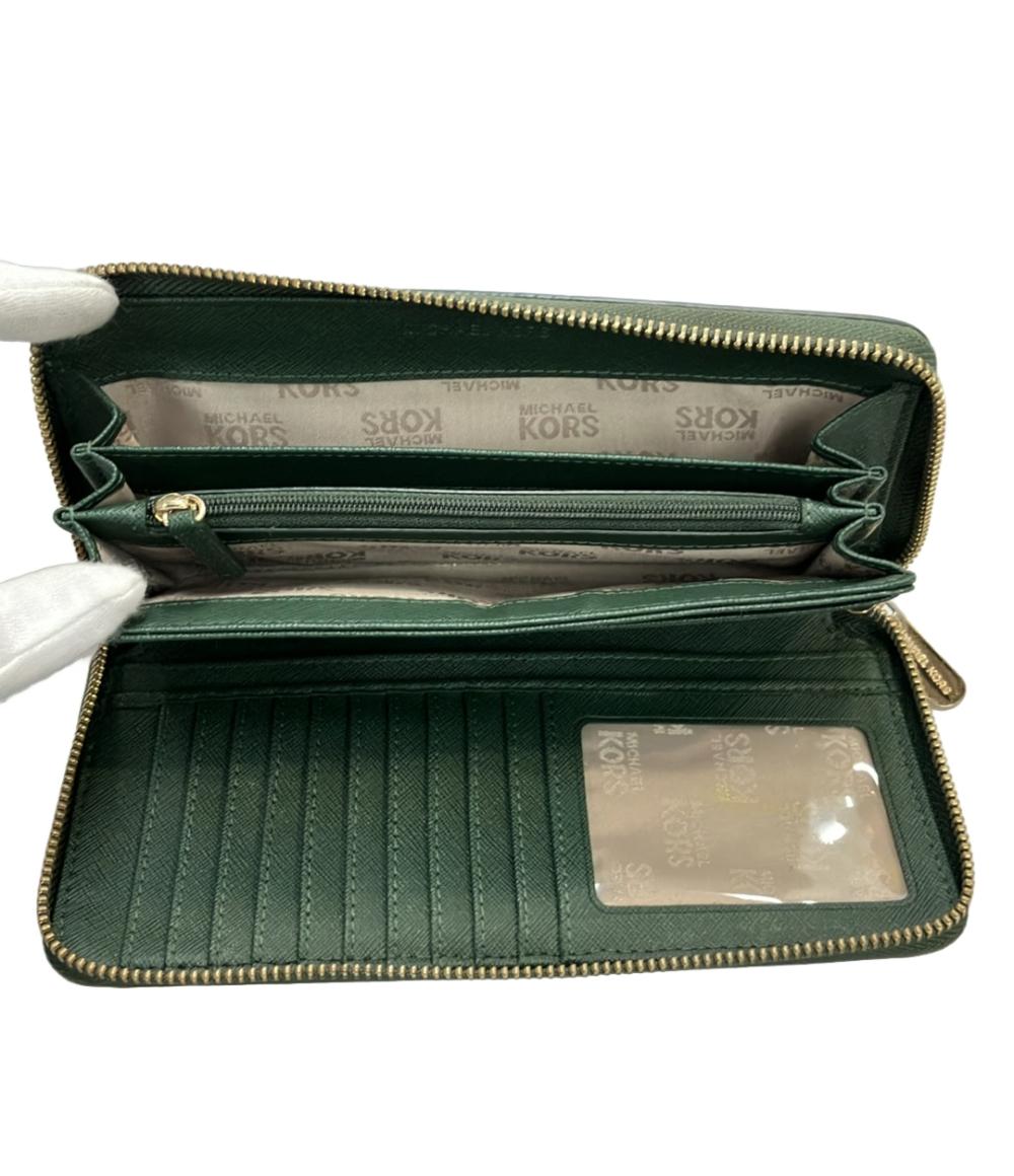 マイケルコース ラウンドファスナー二つ折り長財布 メンズ MICHAEL