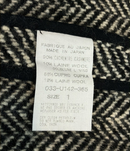 ARTS and SCIENCE チェスターコート ダブルブレスト ヘリンボーン 033-0142-365 レディース SIZE 1 (S) アーツアンドサイエンス