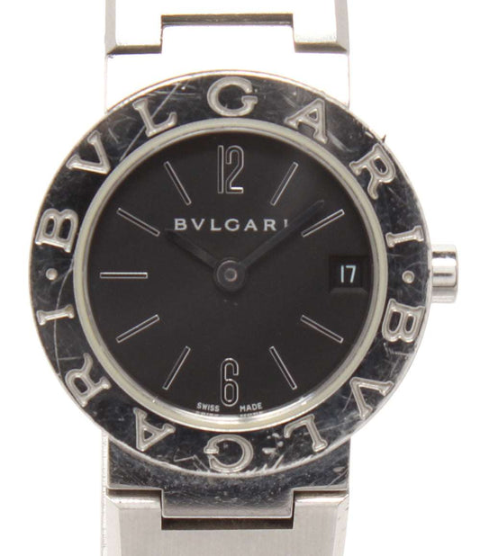 BVLGARI 腕時計 ブルガリ・ブルガリ クオーツ ブラック BB23SS レディース ブルガリ