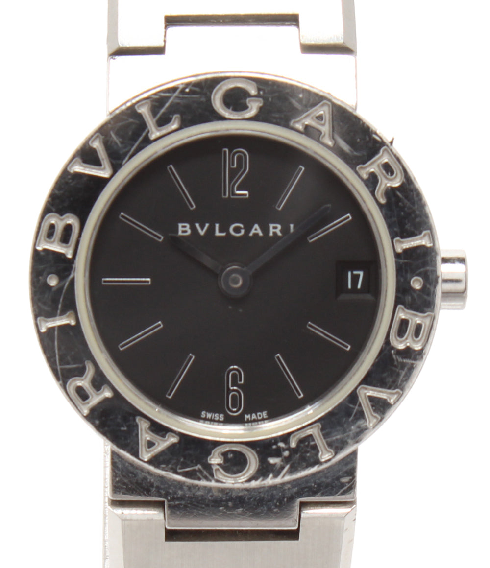 BVLGARI 腕時計 ブルガリ・ブルガリ クオーツ ブラック BB23SS レディース ブルガリ