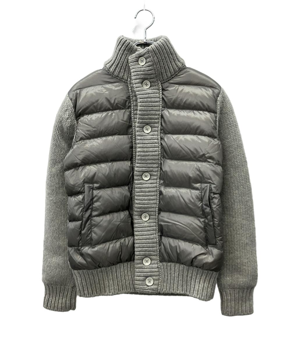 Herno ブルゾン ダウンニット ナイロン×3ゲージ ウール ハイブリッド MP0003U-70054-9404 メンズ SIZE 46 (M) ヘルノ