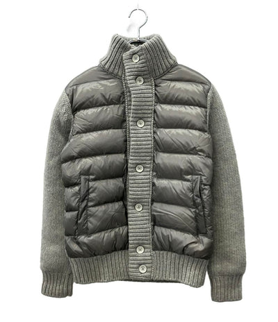 Herno ブルゾン ダウンニット ナイロン×3ゲージ ウール ハイブリッド MP0003U-70054-9404 メンズ SIZE 46 (M) ヘルノ
