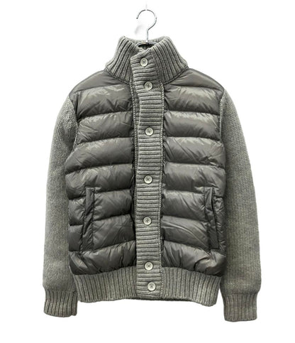 Herno ブルゾン ダウンニット ナイロン×3ゲージ ウール ハイブリッド MP0003U-70054-9404 メンズ SIZE 46 (M) ヘルノ