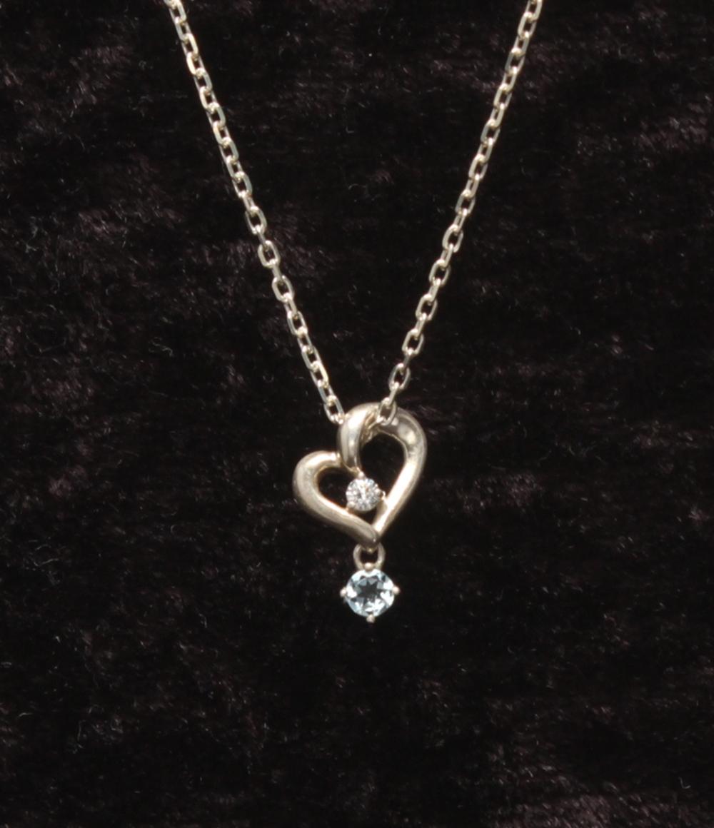 4℃ ネックレス SV ハートモチーフ レディース ヨンドシー