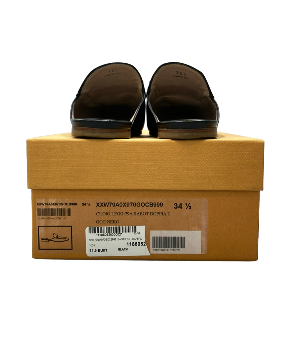 TOD’S サボ SABOT DOPPIA T XXW79A0X970GOCB999 レディース SIZE 34 1/2 トッズ
