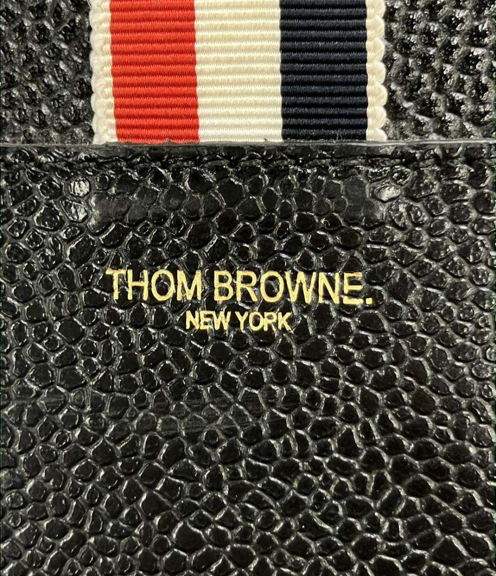 THOM BROWNE ラウンドファスナー長財布 レザー レディース トム