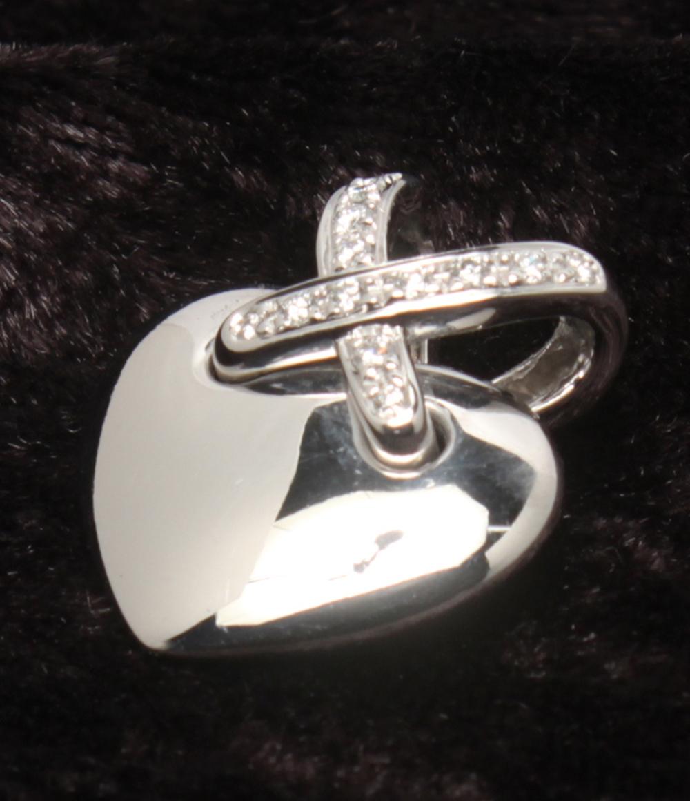 Chaumet ペンダントトップ K18  ダイヤ ハートモチーフ リアン レディース ショーメ