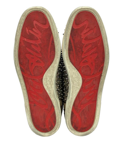 クリスチャンルブタン ハイカットスニーカー スタッズ グリッターラメ メンズ SIZE 43 (XL) Christian Louboutin