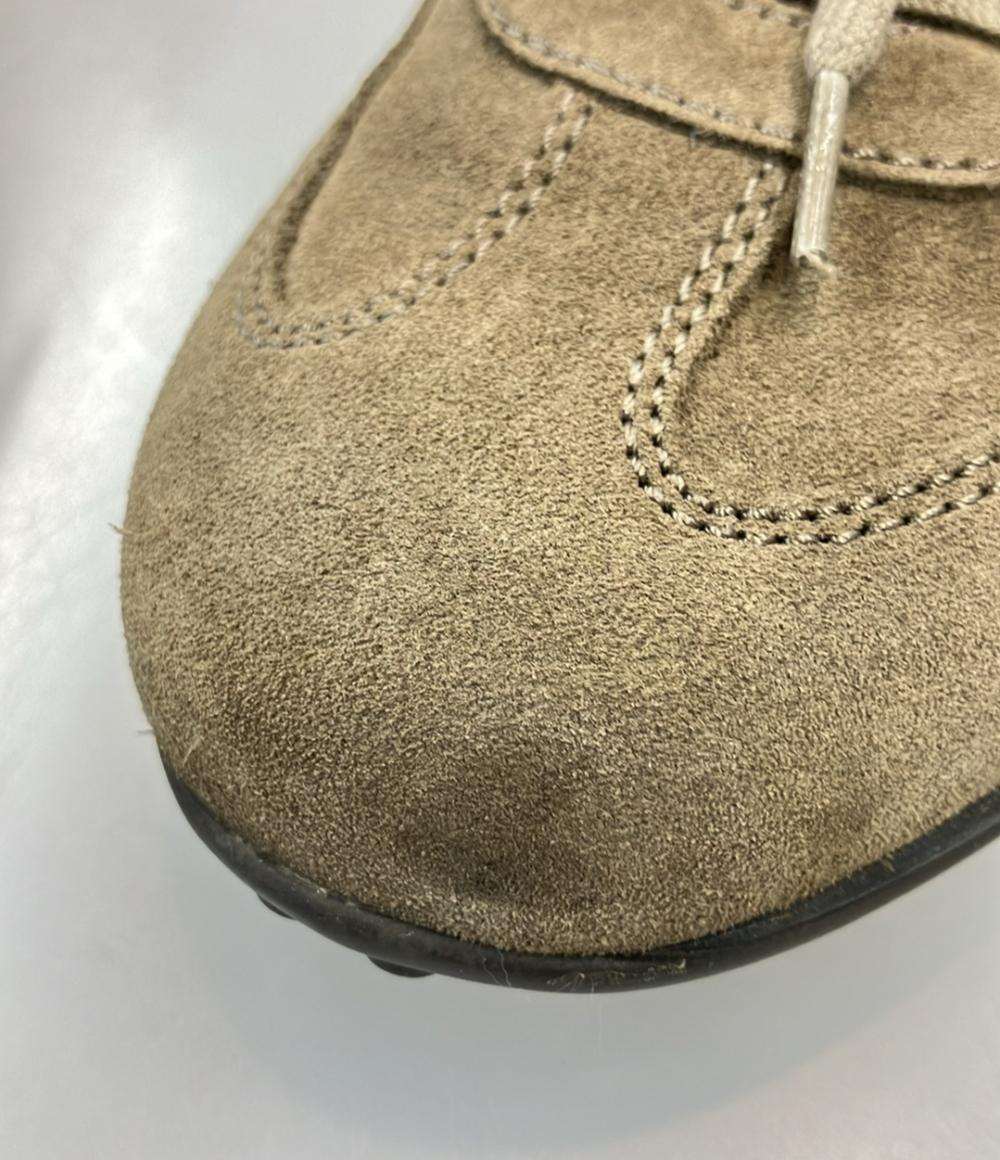 トッズ　ドライビングシューズ　スエード　レザー　革　カーキ　UK7 TOD'S ローカットスニーカー ドライビングシューズ スエード メンズ
