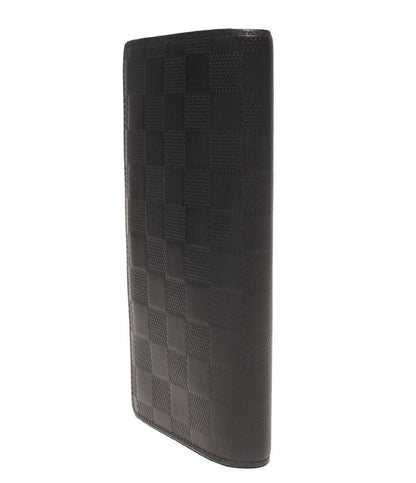 LOUIS VUITTON 二つ折り財布 ダミエアンフィニ ポルトフォイユ ブラザ N63010 メンズ ルイ・ヴィトン