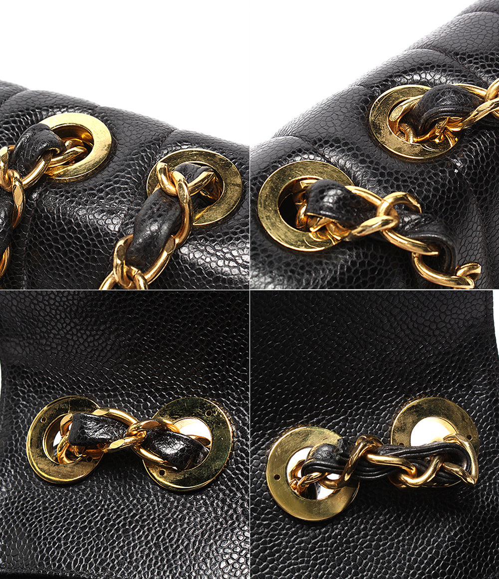 CHANEL マドモワゼル　フルフラップ　Wチェーンショルダー　クラシック CHANEL チェーンショルダーバッグ マドモアゼル クラシック ゴールド