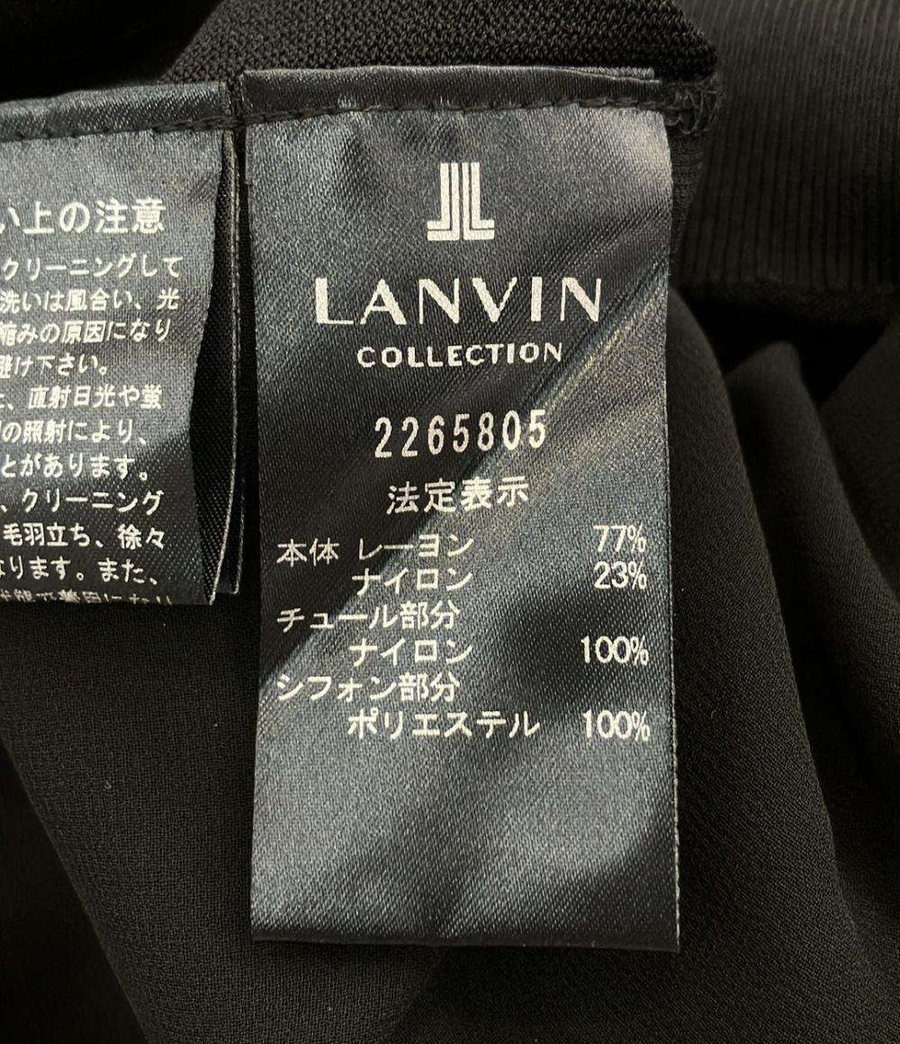 ランバン コレクション 半袖 ローズニット レディース SIZE 40 LANVIN COLLECTION