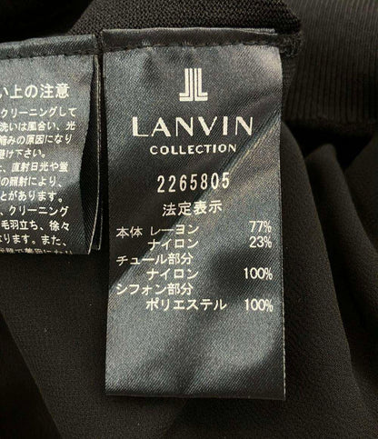 ランバン コレクション 半袖 ローズニット レディース SIZE 40 LANVIN COLLECTION