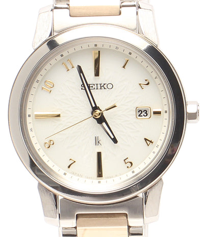 SEIKO 腕時計 ルキア ソーラー ホワイト 1B35-0AN0 レディース セイコー