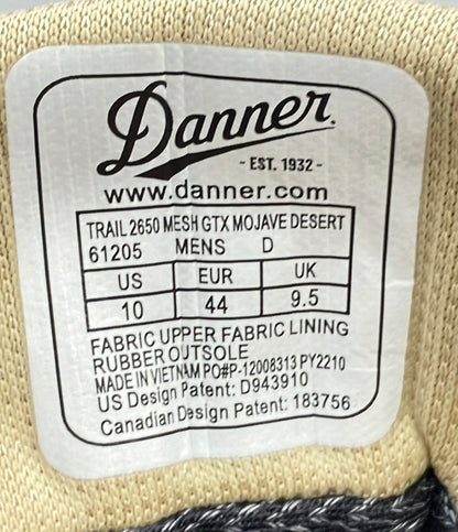 美品 ダナー トレッキングシューズ トレイル2650 GTX MOJAVE DESERT メンズ SIZE US 10 (XL) Danner