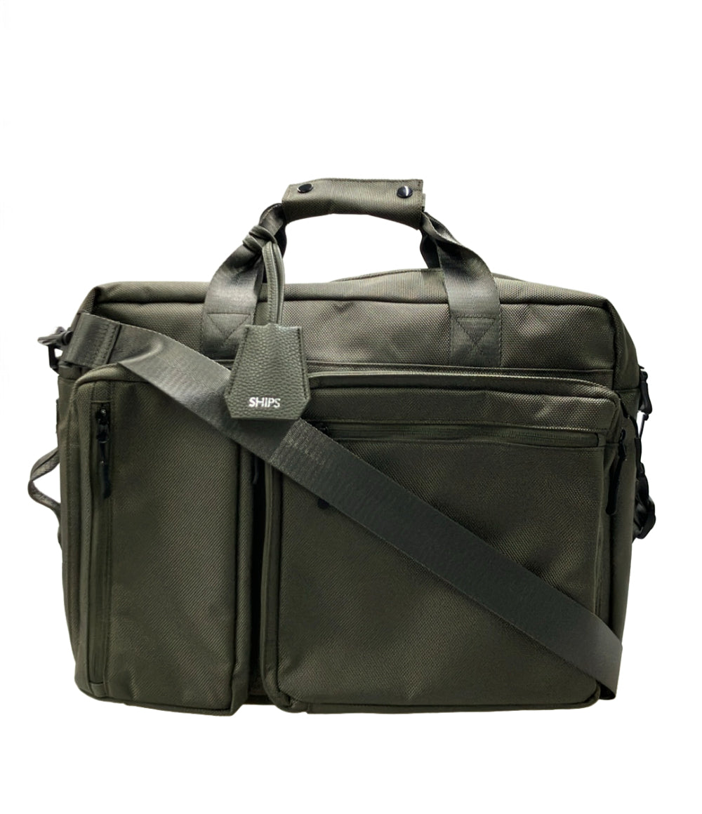 美品 SHIPS ブリーフケース ショルダーバッグ リュック 3WAY 斜め掛け メンズ シップス