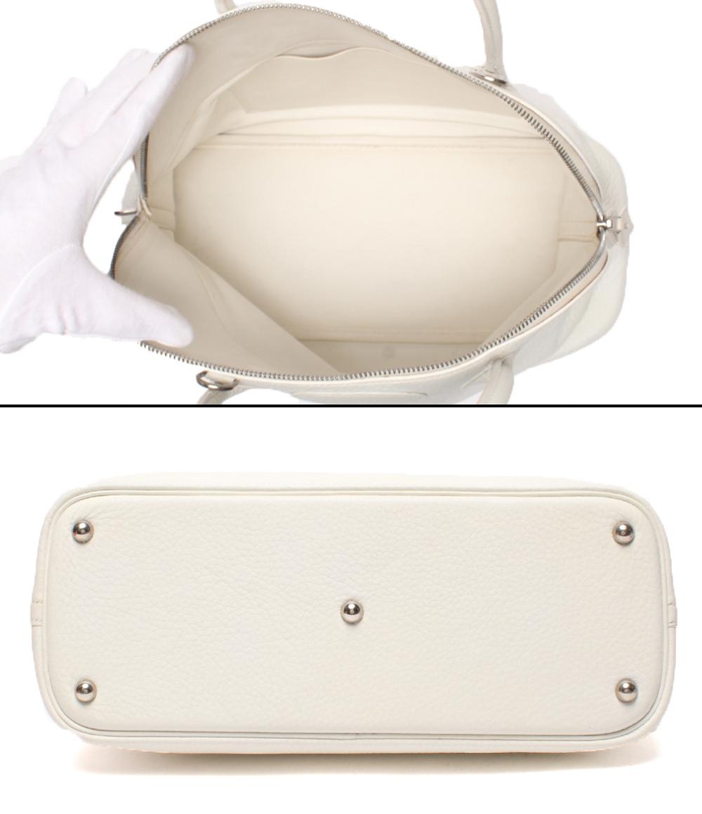 HERMES 2WAYハンドバッグ ショルダーバッグ 肩掛け □H刻印 シルバー