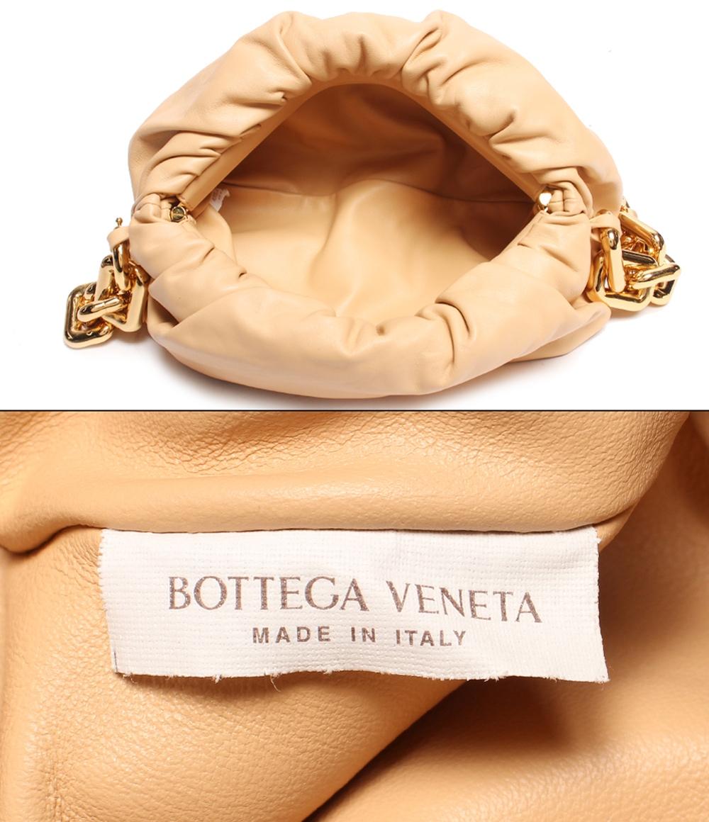 BOTTEGA VENETA チェーンショルダーバッグ ボディバッグ レザー ゴールド金具 がま口 ザ チェーン ポーチ 690831V1BW0 2700 レディース