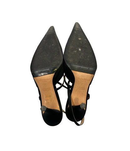 YVES SAINT LAURENT ポインテッドトゥ スリングバックパンプス レディース SIZE 37 (24.5cm) イヴ・サンローラン