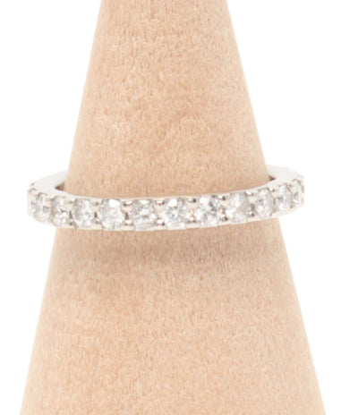 美品 ヨンドシー リング 指輪 Pt995 ダイヤ フルエタニティ レディース SIZE 6号 4℃