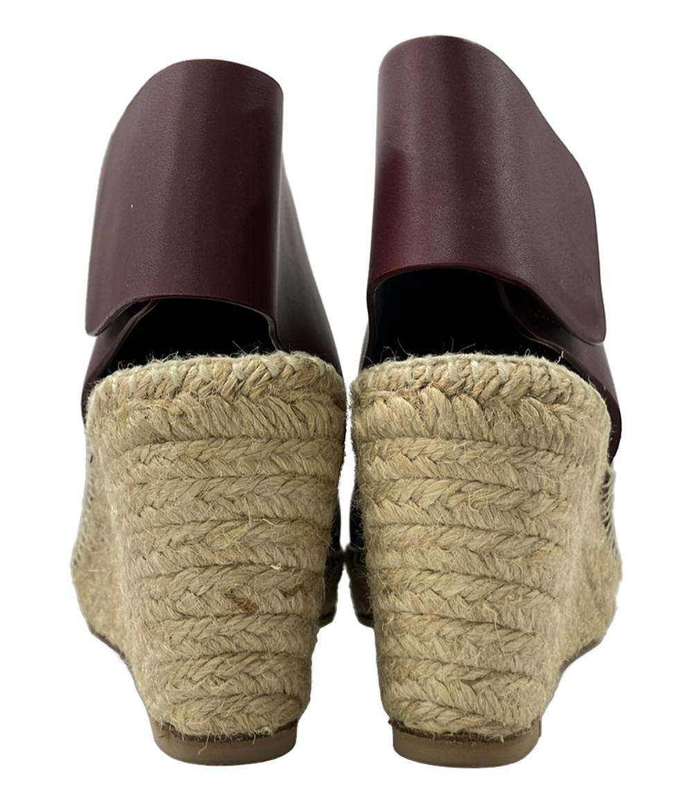 セリーヌ オープントゥウェッジソールサンダル レディース SIZE 36 (M) CELINE