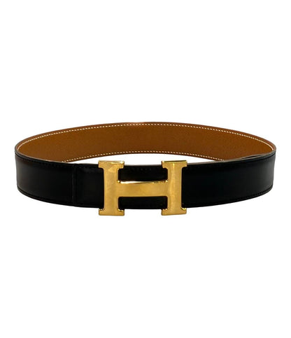 HERMES ベルト ⚪︎X刻印 ゴールド金具 Hバックル コンスタンス リバーシブル レディース エルメス