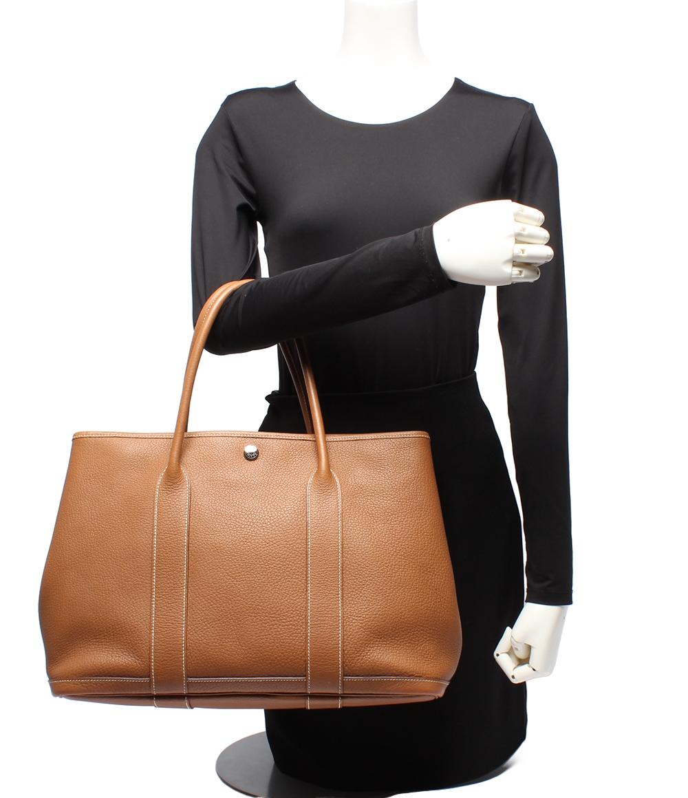 HERMES トートバッグ ハンドバッグ □O刻印 シルバー金具 ネゴンダ ガーデン パーティPM レディース エルメス