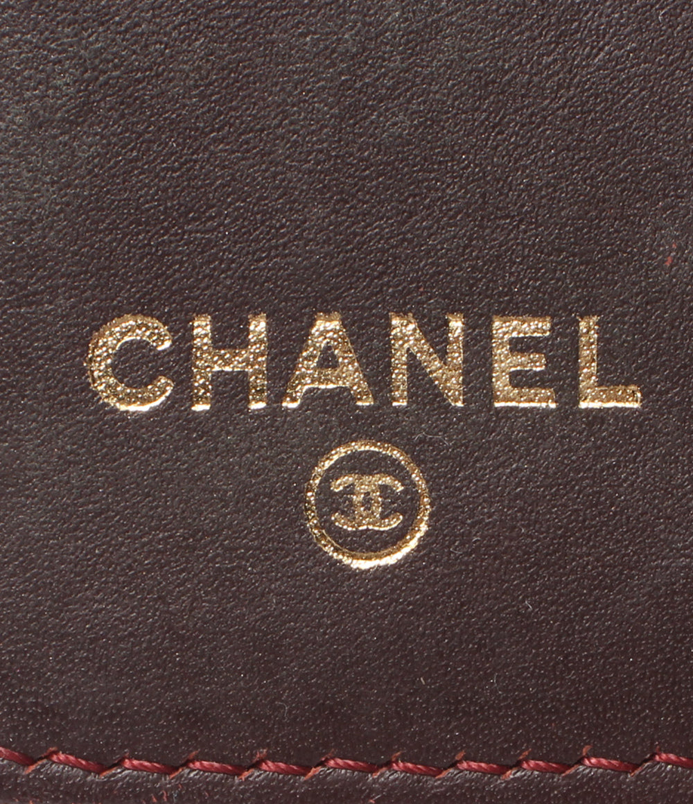 CHANEL ６連キーケース ゴールド金具 マトラッセ キャビアスキン 18番台 レディース シャネル