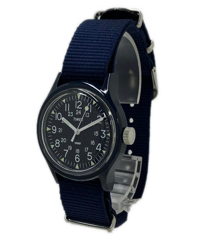 美品 TIMEX 腕時計 オリジナルキャンパー クオーツ ネイビー TW2R113900 レディース メンズ タイメックス