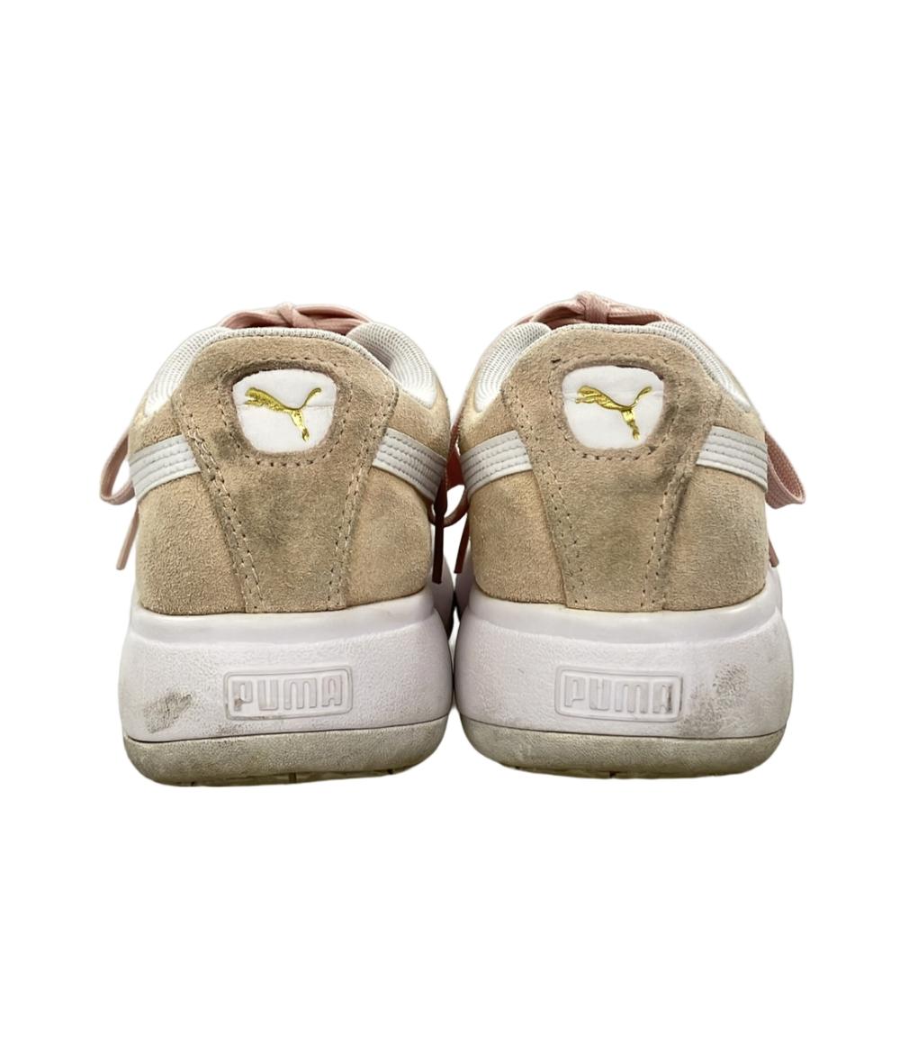 プーマ 厚底ローカットスニーカー SUEDE MAYU Lotus 380686-03 レディース SIZE 23 (M) PUMA