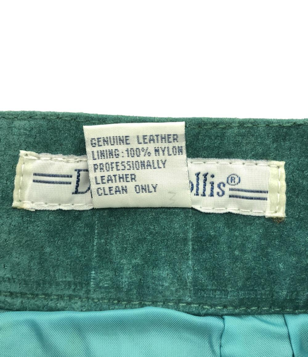 ハーフレザーパンツ レディース SIZE 4 (XS) David Hollis