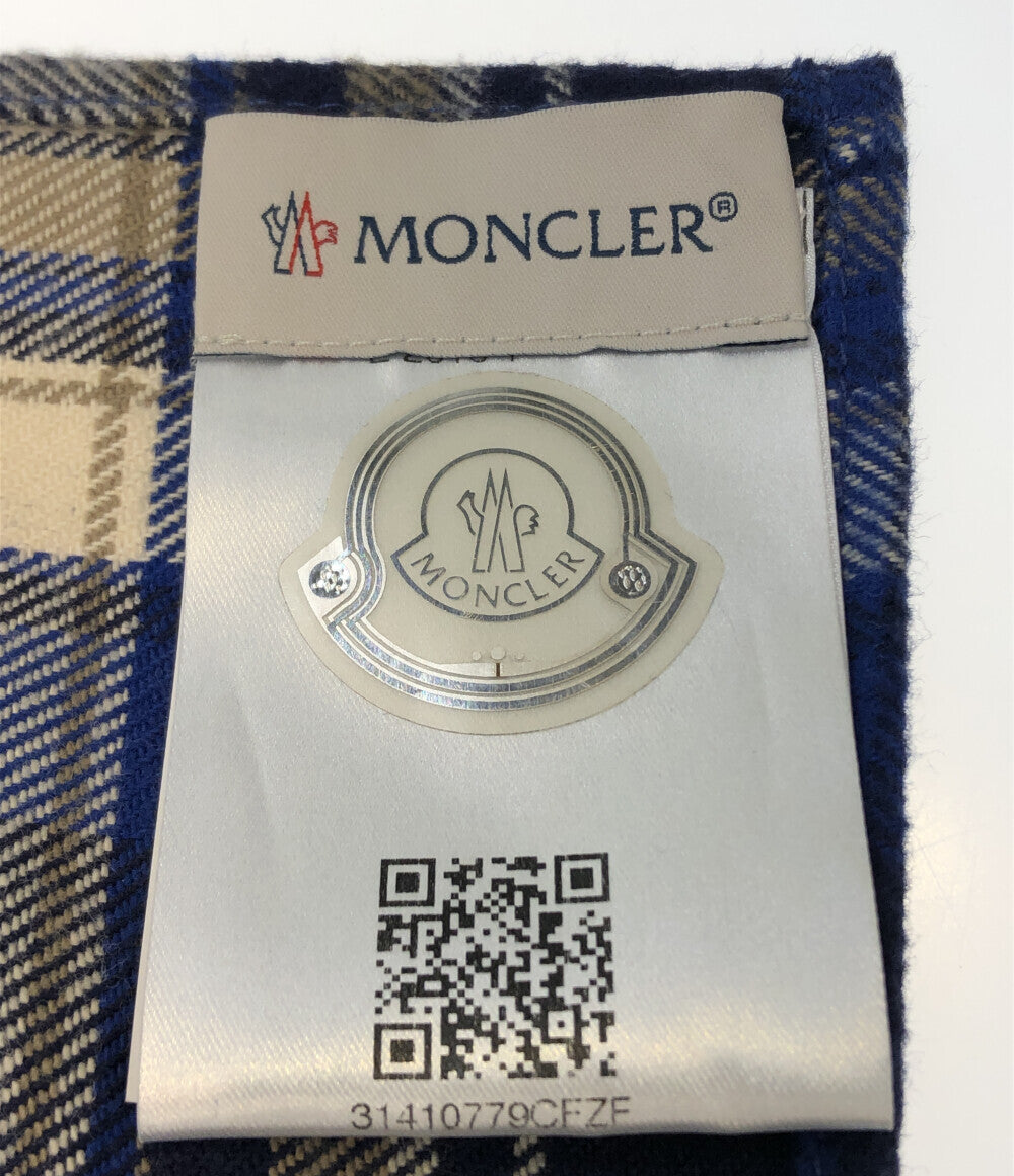 モンクレール  バックル付きマフラー パッチワークチェック柄      レディース  (複数サイズ) MONCLER