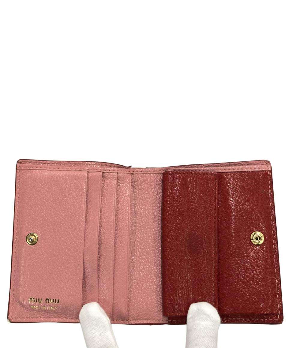Miu Miu 二つ折り財布 レディース ミュウ ミュウ