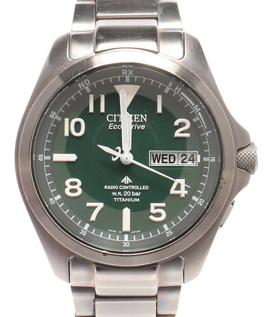 CITIZEN 腕時計 LAND プロマスター ソーラー グリーン H100-T011039 メンズ シチズン