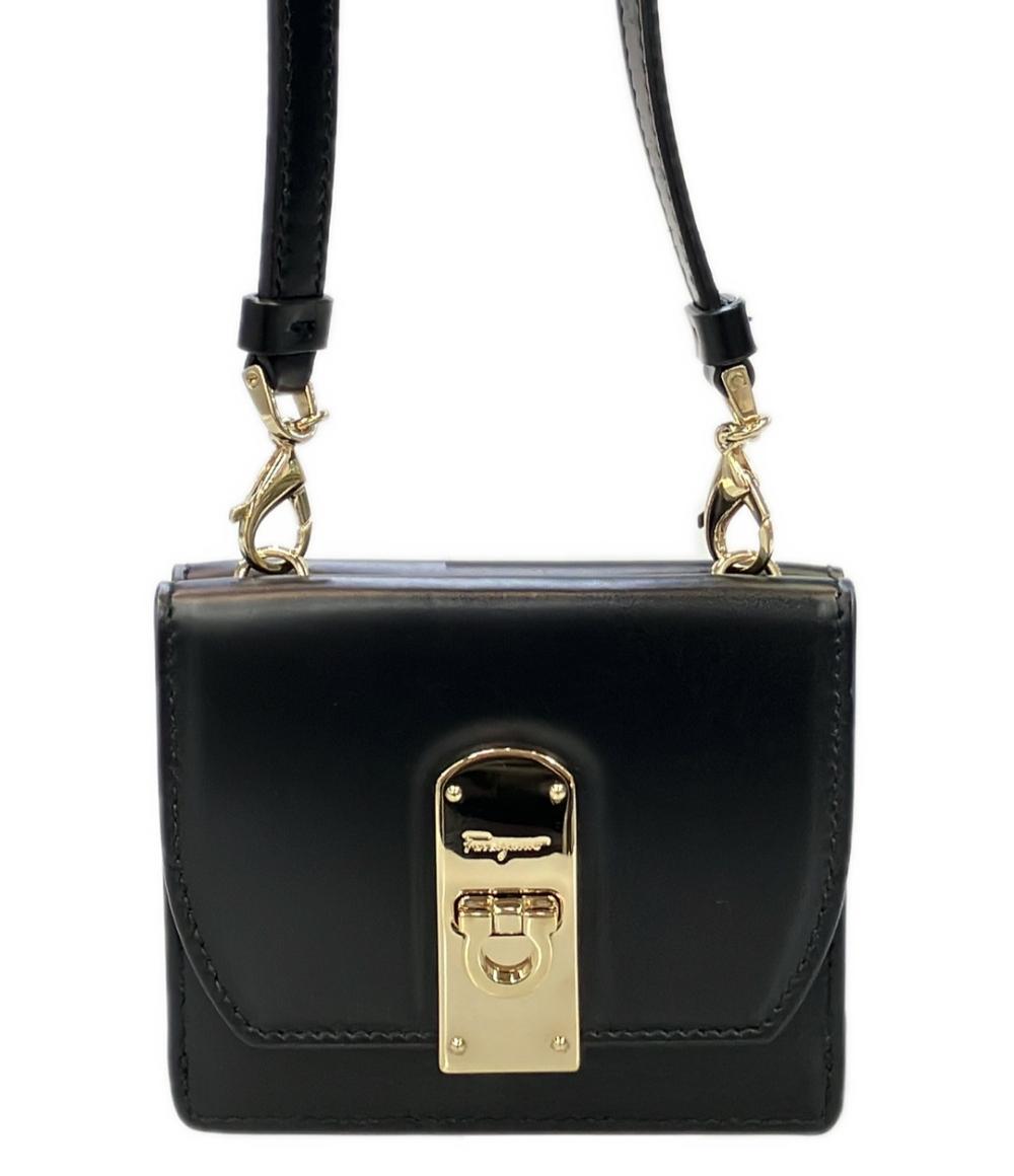 サルバトーレフェラガモ 二つ折り財布 ショルダーウォレット ガンチーニ レディース Salvatore Ferragamo