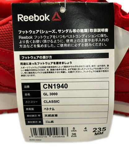 美品 Reebok ローカットスニーカー GL 3000 CN1940 レディース SIZE 23.5 リーボック