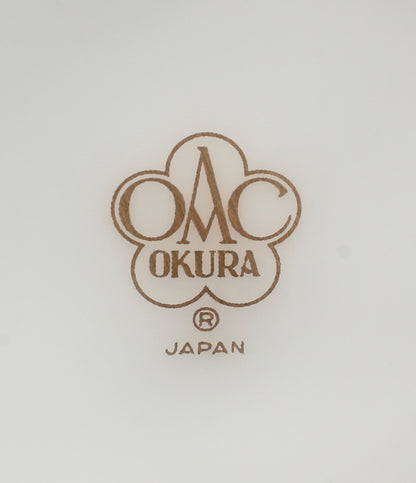 大倉陶園 カップ＆ソーサー 4客セット 色蒔き クリーム オオクラトウエン